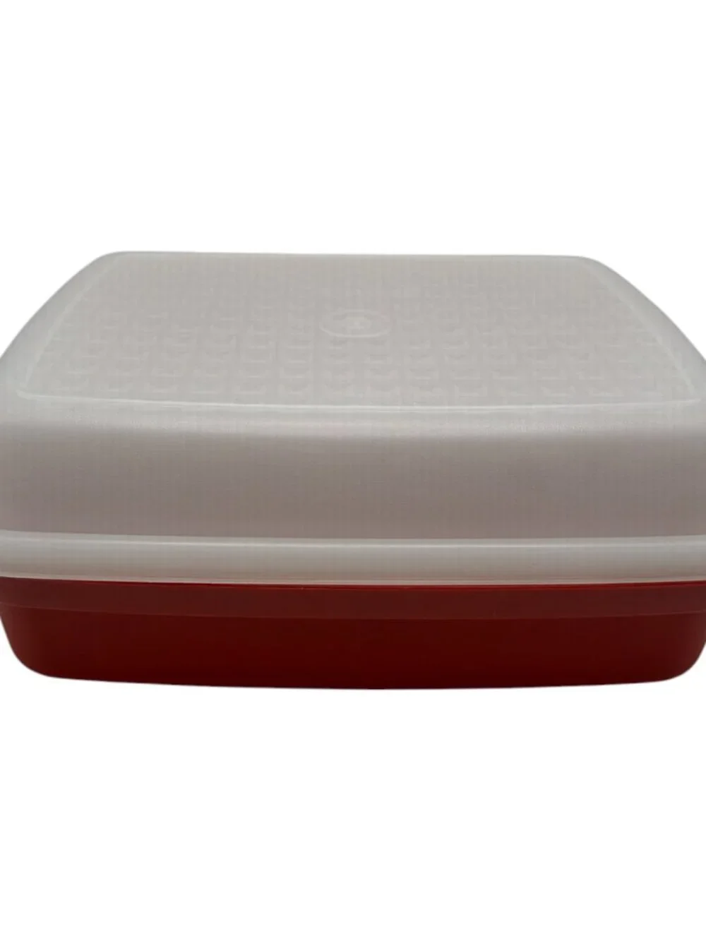 Tupperware Junior Season Serve Marinade Paprika Orange 1518 Sheer Lid Marinator